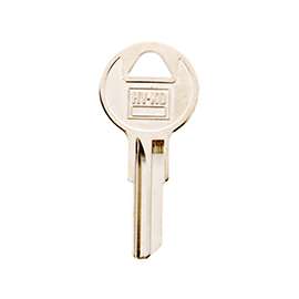 Hy-Ko 11010Y105 Key Blank, Brass, Nickel Plated
