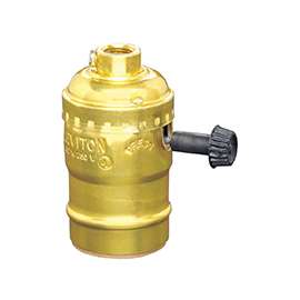 Leviton 10083-16 One-Circuit Lamp Holder, 250 V, 250 W, Phenolic