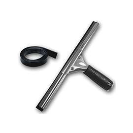 Professional Unger 961020 Squeegee with Rubber, Comfort-Grip Handle