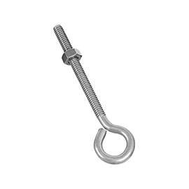 National Hardware N221-606 Eye Bolt, 1/4-20 Thread, 2-3/4 in L Thread, 0.56 in ID Dia Eye, Stainless Steel