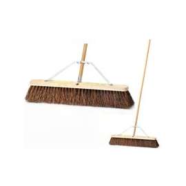 Simple Spaces Push Broom With Brace, 24 In, Palmyra