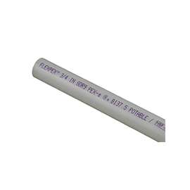 Flair-It SAFEPEX Pro 16052 Cross-Linked PEX-A Straight Stick Pipe, 3/4 in, 5 ft L, White