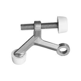 National Hardware N830-122 Hinge-Pin Door Stop, Zinc, Satin Nickel