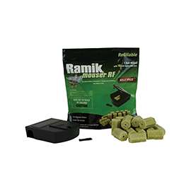 NEOGEN Ramik 000900 Refillable Bait Station, 16 oz Bait Capacity, Green