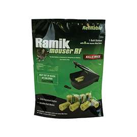 NEOGEN Ramik 000800 Refillable Bait Station, 8 oz Bait Capacity, Green