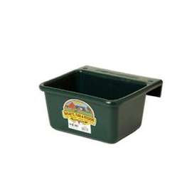 Little Giant MF6GREEN Mini, Portable Hook-Over Feeder, 6 qt Volume, DuraFlex Plastic, Green