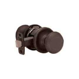 Kwikset 720J11PCP6AL Door Knob, 2-1/4 in Strike, 1-3/8 to 1-3/4 in Thick Door, Venetian Bronze