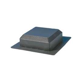 Duraflo 60PRO50G Roof Vent, 50 sq-in Net Free Ventilating Area, Polypropylene, Gray