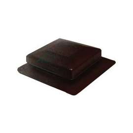 Duraflo 6075BL Roof Vent, 75 sq-in Net Free Ventilating Area, Polypropylene, Black
