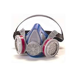 MSA SWX00319/817671 Lightweight Respirator, M Mask, Thermoplastic Elastomer, Blue