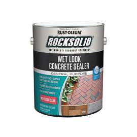 Rust-Oleum Water Repellent, Wet Look Concrete Sealer, High Gloss, Liquid, Mild, 200 - 400 sq-ft, 94 deg C