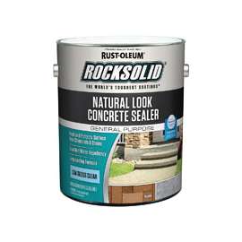 Rust-Oleum Water Repellent, Natural Look Concrete Sealer, Low-Gloss, Liquid, Mild, 200 - 400 sq-ft, 94 deg C