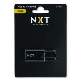 USB 3.2 Type-A Flash Drive, 32 GB, Black