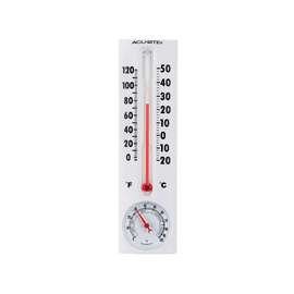 AcuRite 00339CASB Thermometer, 0 to 120 deg F, +/-2 deg F Accuracy