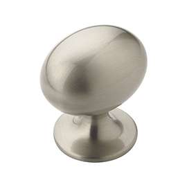 Amerock TEN53018G10 Cabinet Knob, 1-3/8 in Projection, Zinc, Satin Nickel