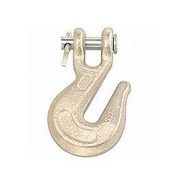 Campbell T9501424 Clevis Grab Hook, 2600 lb Working Load Limit, 1/4 in, Steel, Zinc