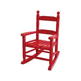 Hometown Holidays Child's Rocker Chair, Red, 22 In