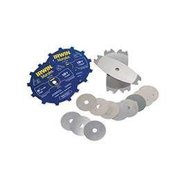 IRWIN 1811865 Circular Saw Blade Set, 5/8 in Arbor, Carbide