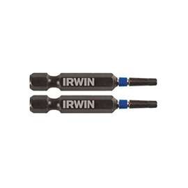 IRWIN 1837468 Power Bit, #1 Drive, Square Recess Drive, 1/4 in Shank, Hex Shank, S2 Steel