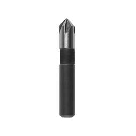 IRWIN 1877714 Countersink Drill Bit, 19/64 in L Flute, Round Shank, 1/4 in Dia Shank