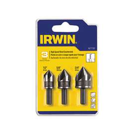 IRWIN 1877720 Countersink Drill Bit, HSS, Black Oxide