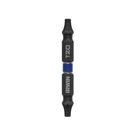 IRWIN 1892007 Power Bit, T20 Drive, Torx Drive, 1/4 in Shank, Hex Shank, Steel