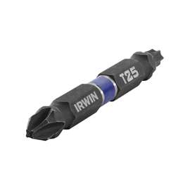 IRWIN 1892014 Power Bit, #2, T25 Drive, Phillips, Torx Drive, 1/4 in Shank, Hex Shank, Steel