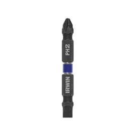 IRWIN 1899978 Power Bit, #2, 6 to 8 Drive, Phillips, Slotted Drive, 1/4 in Shank, Hex Shank, Steel