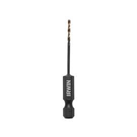 IRWIN 1871021 Impact Drill Bit Impact Drill Bit, Spiral Flute, 5/8 in L Flute, Hex Shank, 1/4 in Dia Shank