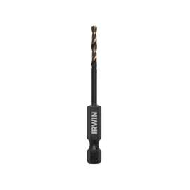 IRWIN 1871024 Impact Drill Bit Impact Drill Bit, Spiral Flute, 13/16 in L Flute, Hex Shank, 1/4 in Dia Shank