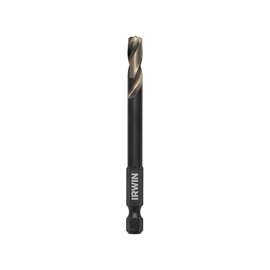 IRWIN 1871030 Impact Drill Bit Impact Drill Bit, Spiral Flute, 1-1/16 in L Flute, Hex Shank, 1/4 in Dia Shank