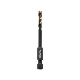 IRWIN 1892819 Impact Drill Bit Impact Drill Bit, Spiral Flute, 1-1/16 in L Flute, Hex Shank, 1/4 in Dia Shank