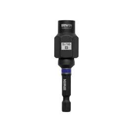 IRWIN Impact Bolt-Grip 1859102 Bolt Extractor, 3/8 in Drive, Spiral Flute, HCS, Black Oxide