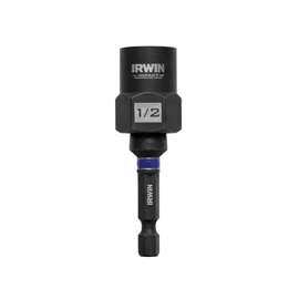 IRWIN Impact Bolt-Grip 1859107 Bolt Extractor, 3/8 in Drive, Spiral Flute, HCS, Black Oxide