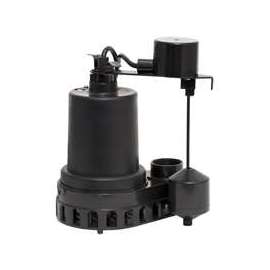 Superior Pump 92372 Sump Pump, 120 V, 4.1 A, 1-1/2 in Outlet, 48 gpm
