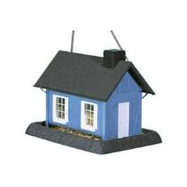 North States 9065 Wild Bird Feeder, Cottage, 8 lb Seed, Plastic, Blue/Gray