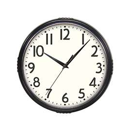 Westclox Classic 1950 Series 32042BK Wall Clock, Round, Analog