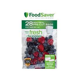 FoodSaver FSFSBF0116-NP Vacuum Sealer Bag, 28 pt Capacity