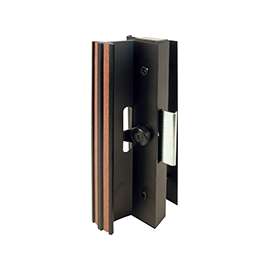 Prime-Line C 1006 Handle Set, 1 to 1-1/2 in Thick Door, Aluminum, Anodized