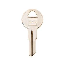 Hy-Ko 11010Y13 Key Blank, Brass, Nickel Plated