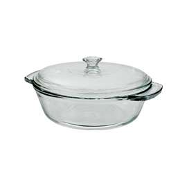 Oneida Oven Basics 81932OBL11 Casserole Dish, 2 qt Capacity, Glass, Clear