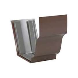 Amerimax 2520919 Gutter Connector, Aluminum, Brown