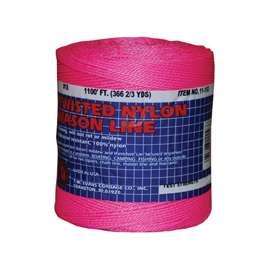 T.W. Evans Cordage 11-193 Mason Line, 150 lb Chalk, 1088 ft L Line, Pink Line