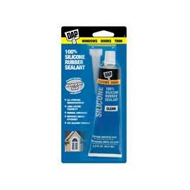 DAP 7079800753 Window and Door Sealant, Clear, 2.8 fl-oz Squeeze Tube
