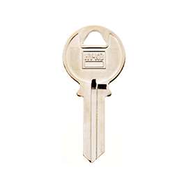 Hy-Ko 11010IN1 Key Blank, Brass, Nickel Plated