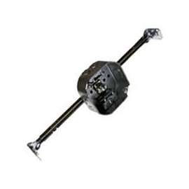 RACO 8325 Ceiling Outlet Box, Steel, Gray