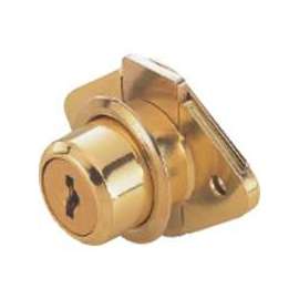 ProSource Drawer Lock, Keyed, Alloy Steel, Brass