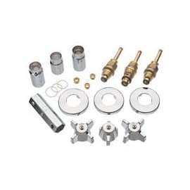 Danco 39621 Remodeling Trim Kit, Brass, Chrome, For Sterling Tub/Shower Faucets