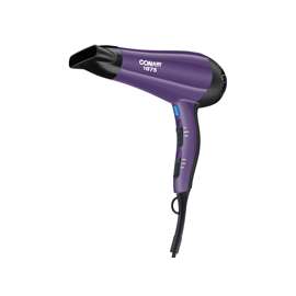 CONAIR 121ND Hair Dryer, Black/Purple