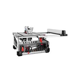 SKILSAW SPT70WT-22 Table Saw, 120 V, 9-1/4 in Rip Left, 25 in Rip Right Cutting, 10 in Dia Blade